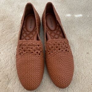 Birdies Cognac Woven Starling Loafers